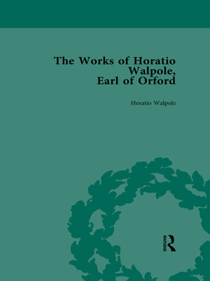 cover image of The Works of Horatio Walpole, Earl of Orford Vol 3